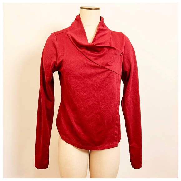 Arc’teryx Yonge Long Sleeve Alwyn Fleece Wrap in Red Size Medium - Picture 5 of 12